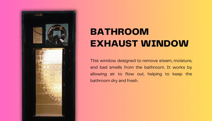 Bathroom Exhaust window